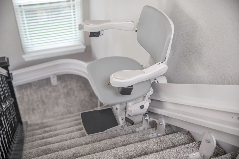 Stairlift repair in a Plymouth home